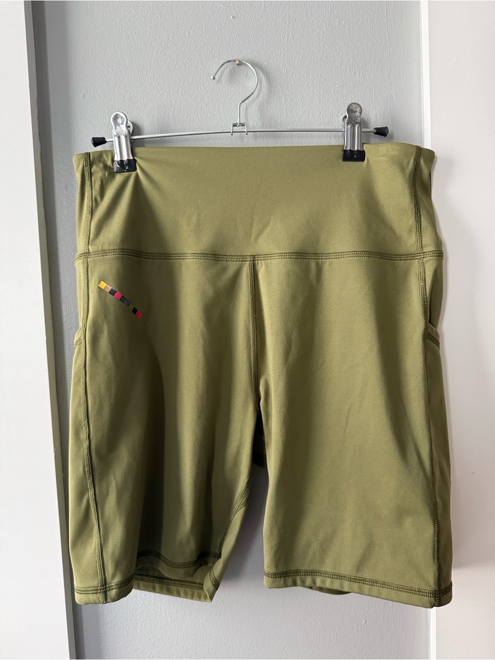 Women’s Olive Green Bike Shorts
